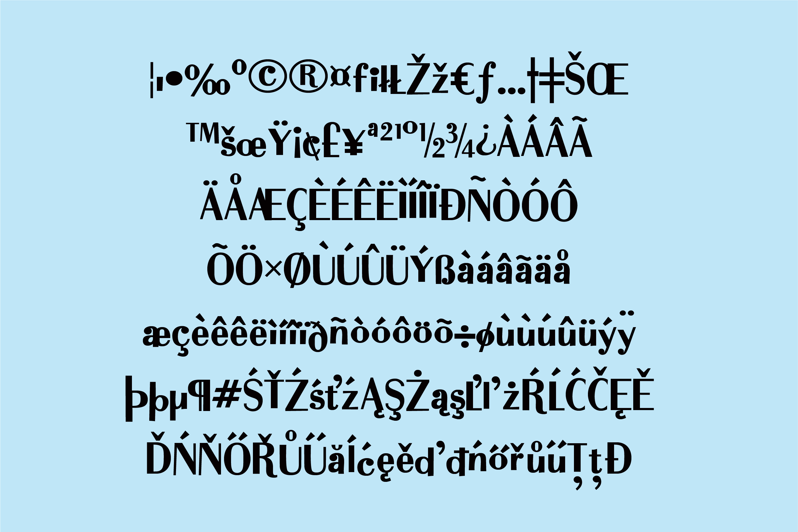 ZP Dirty Martini Regular Font插图3