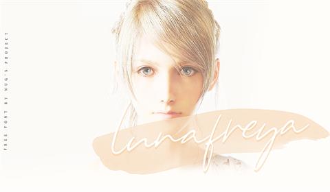 Lunafreya font素材之家精选英文字体
