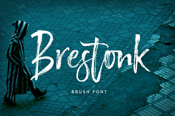 Brestonk Brush Font素材之家精选英文字体