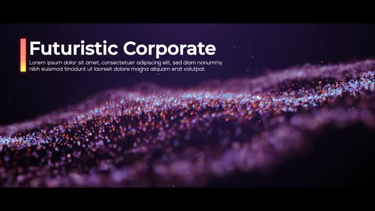 未来科技时尚派文字标题视频动画素材库精选AE模板