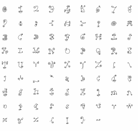 Fancy Nancy font素材之家精选英文字体