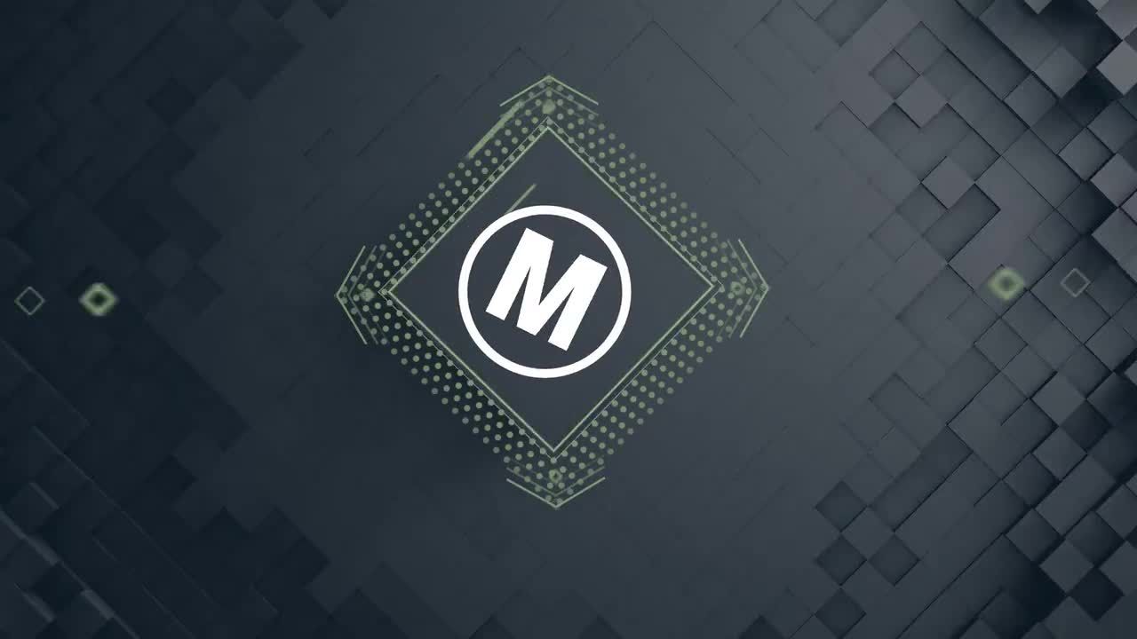 快速专业现代动态动画形状图层展示徽标素材库精选AE模板