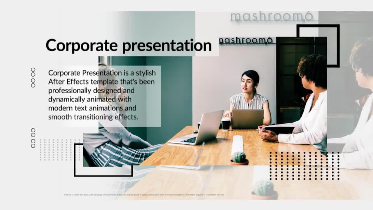 清洁公司介绍企业动画素材库精选AE模板