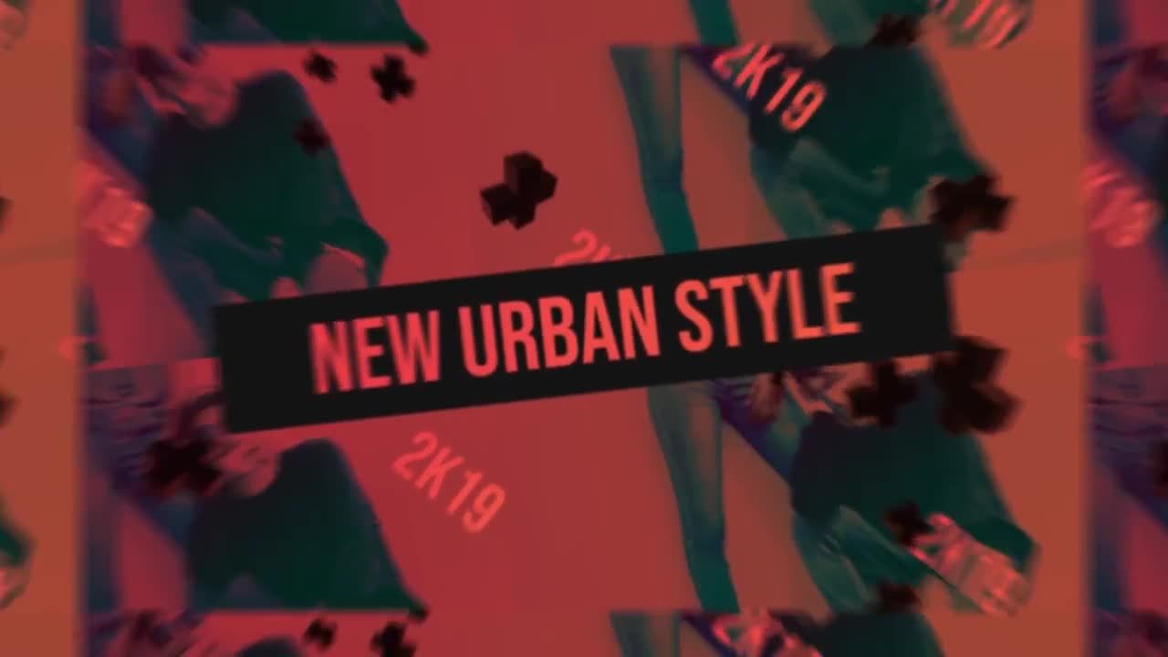 一种快节奏且时尚城市风貌素材库精选AE模板