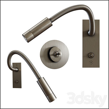 青铜材质床头灯素材之家精选3D模型