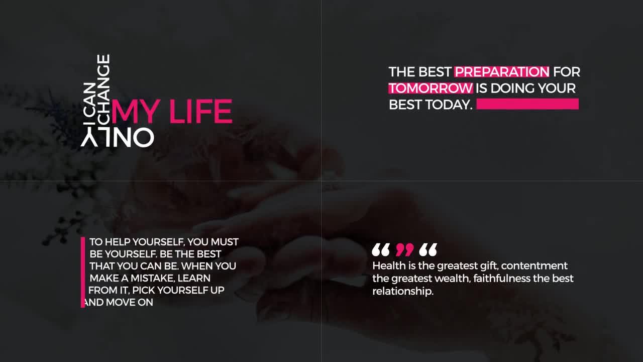 44个独特外观和动态动画全屏标题动画素材库精选AE模板