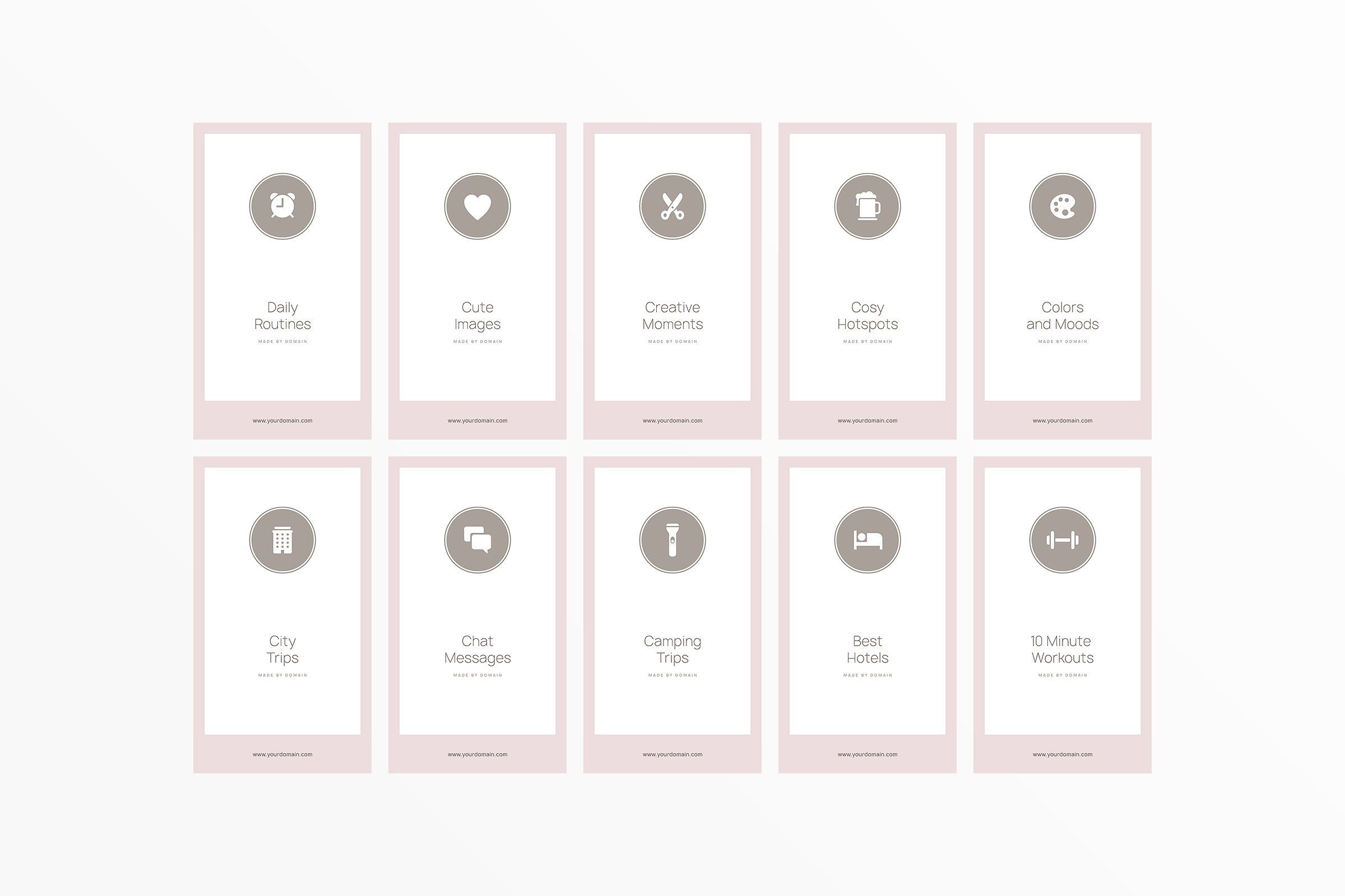 新媒体文章贴图设计模板素材库精选 Austria Instagram Highlights插图(14)