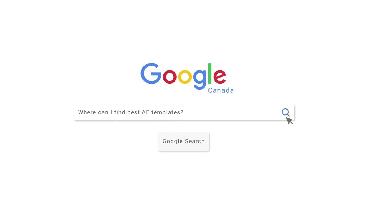 网络搜索网站宣传素材库精选AE模板