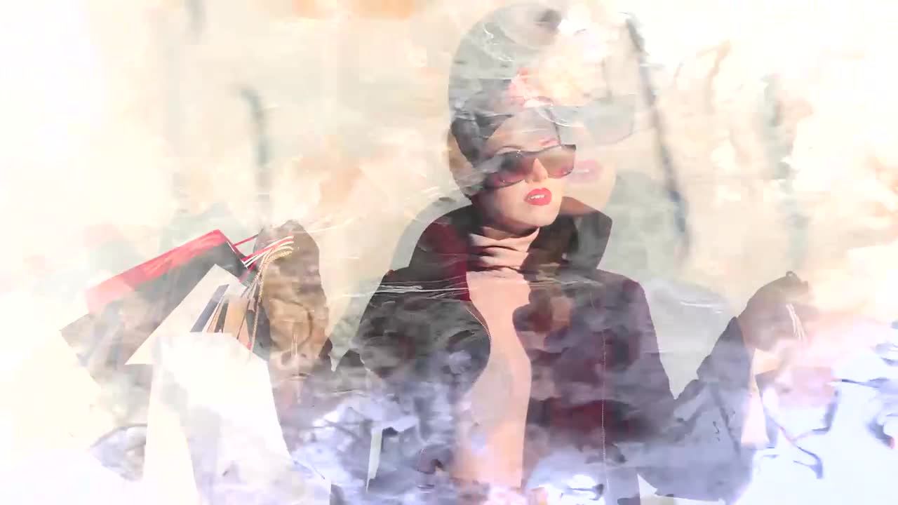 12个墨水渗色过渡效果素材库精选pr模板