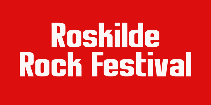 Roskilde Font Family素材之家精选英文字体