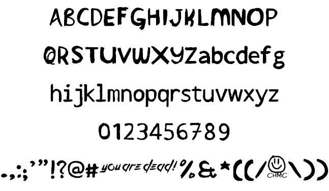 Suicide Squadron font插图1 Suicide Squadron font插图1