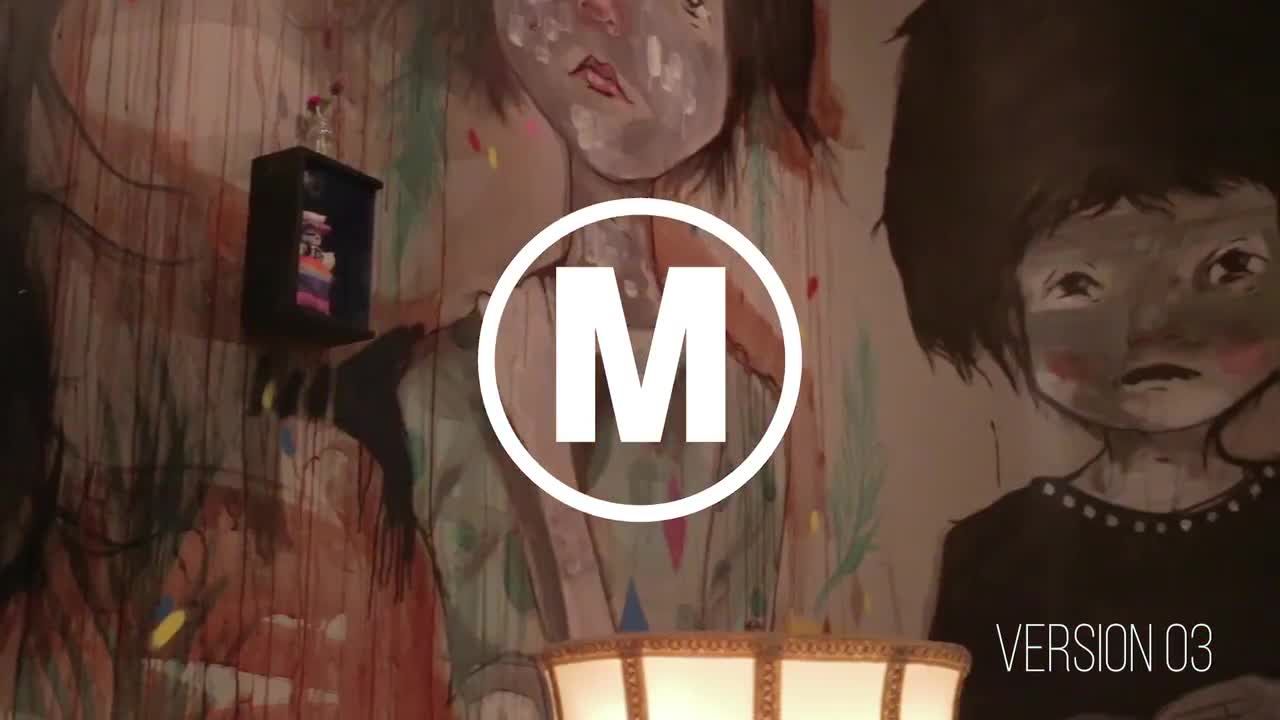 高科技扭曲效果徽标显示素材库精选pr模板