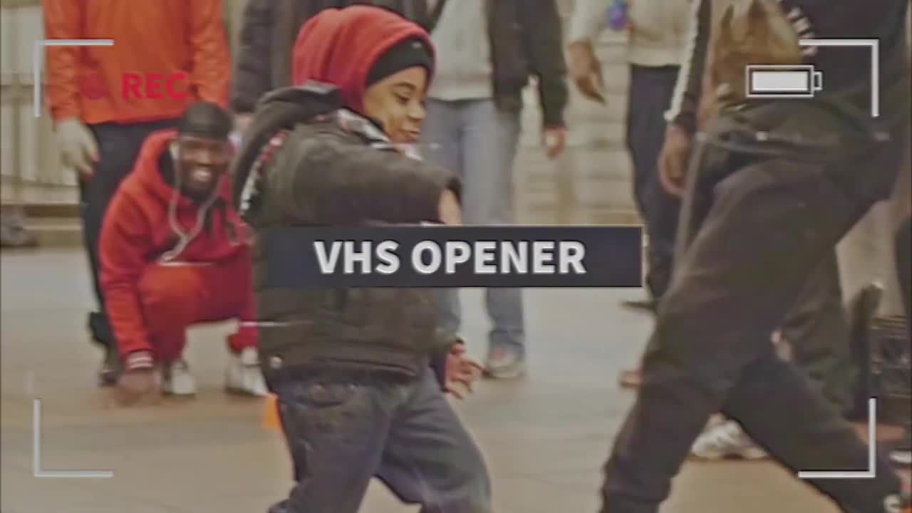 崭新的VHS简介素材库精选AE模板