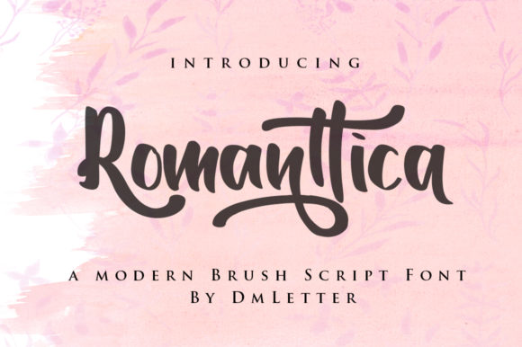 Romanttica Font素材之家精选英文字体
