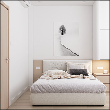 现代卧室场景素材之家精选3D模型By MyHuynh