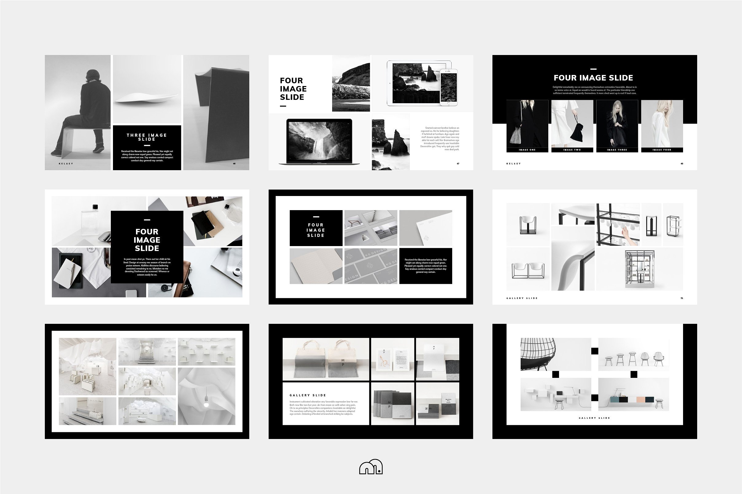 Kelsey专业极简的个人或企业介绍PPT模板下载[key]插图(6)