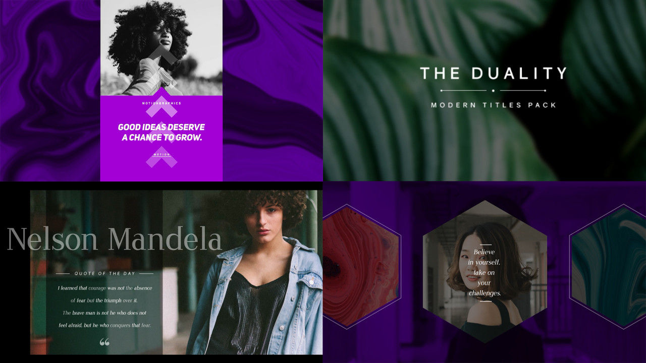 15个精巧优雅时尚的全屏标题动画素材库精选AE模板