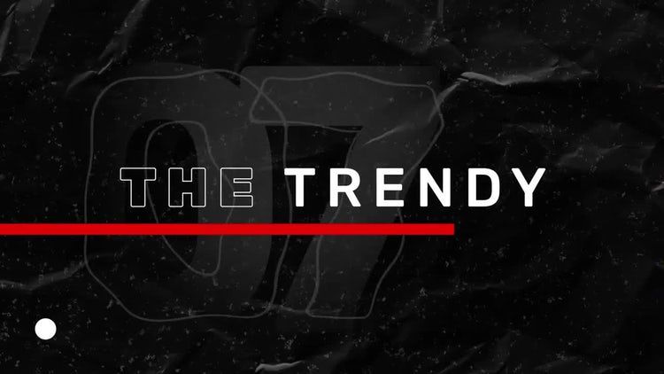 现代独特的文本动画ae模板