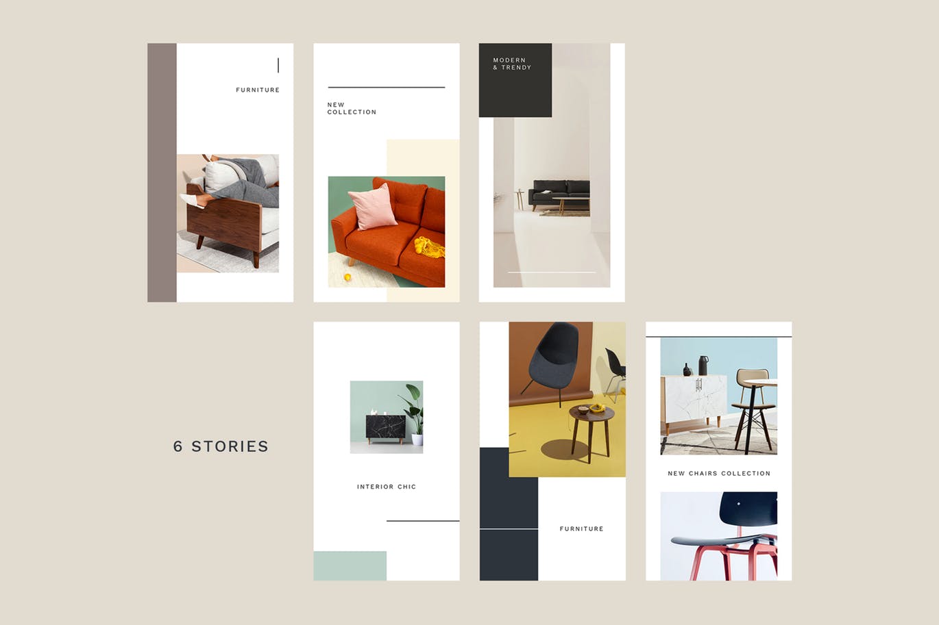 性冷淡风社交媒体设计素材包v47 Social Media Kit (Vol.47)插图(1)