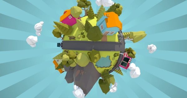 微型星球3D标题字幕素材库精选AE模板 3D Titles Tiny Planet