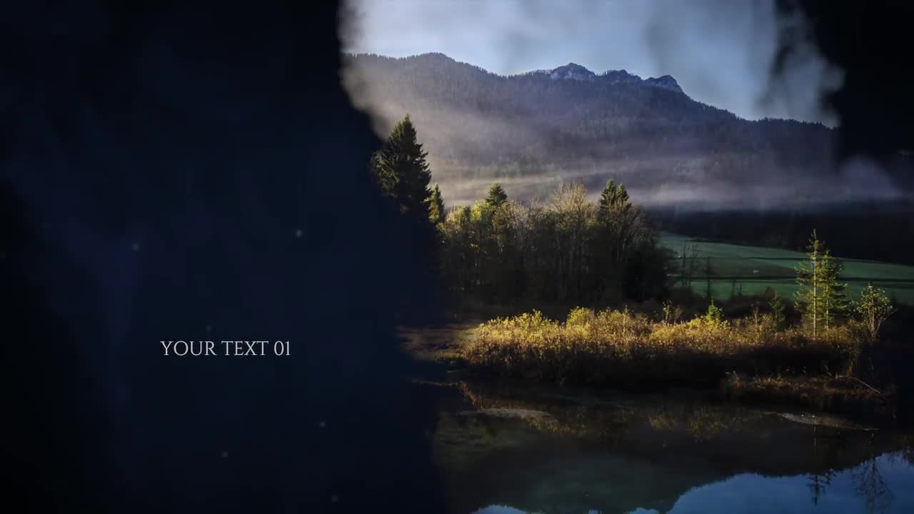 壮观电影幻灯片素材库推荐PR模板