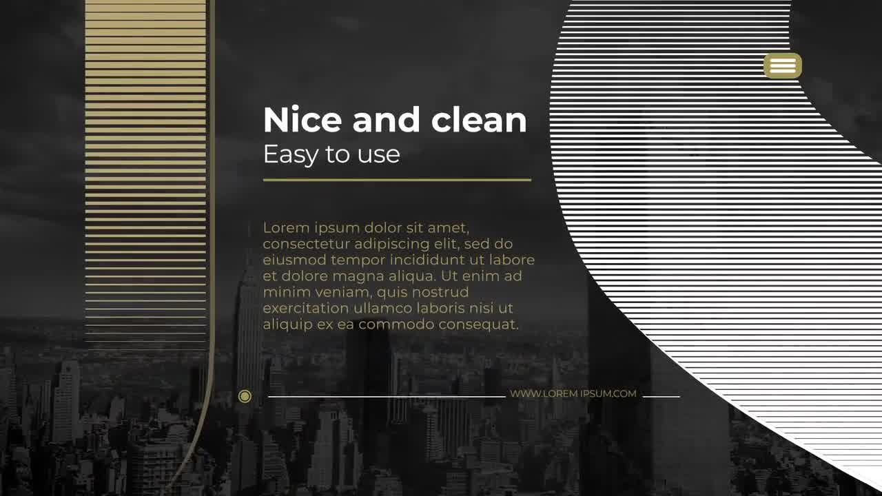 优雅创意幻灯片展示素材库精选AE模板