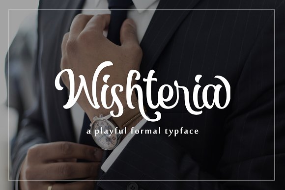 Wishteria Font素材之家精选英文字体