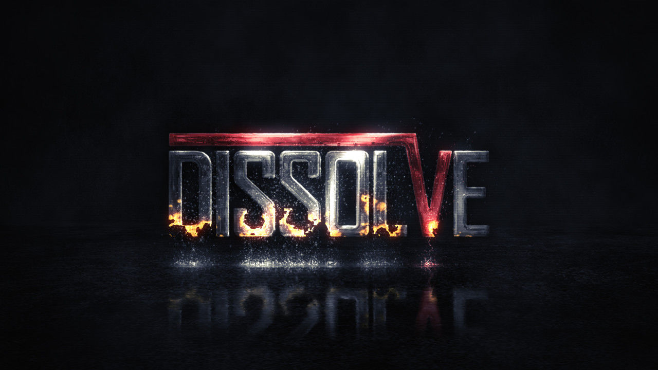 优雅的溶解消散logo标志动画素材库精选AE模板