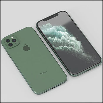 苹果手机iPhone 11 Pro 素材之家精选3D模型