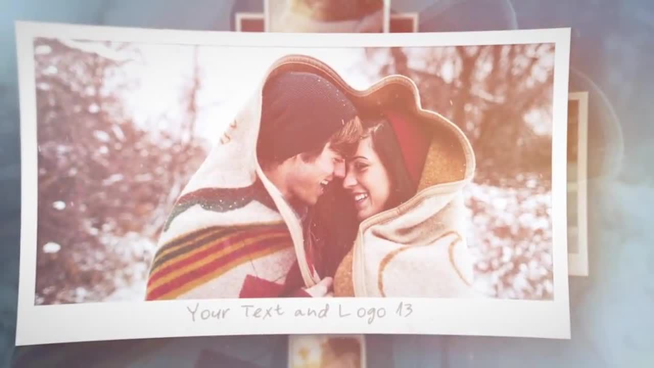 现代干净优雅的照片幻灯片素材库精选AE模板