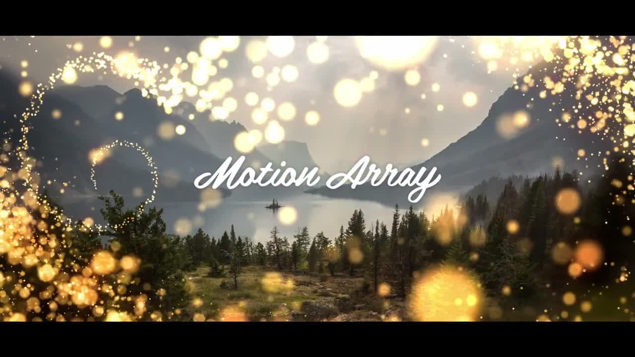 漂亮的粒子发散视觉效果幻灯片素材库精选AE模板