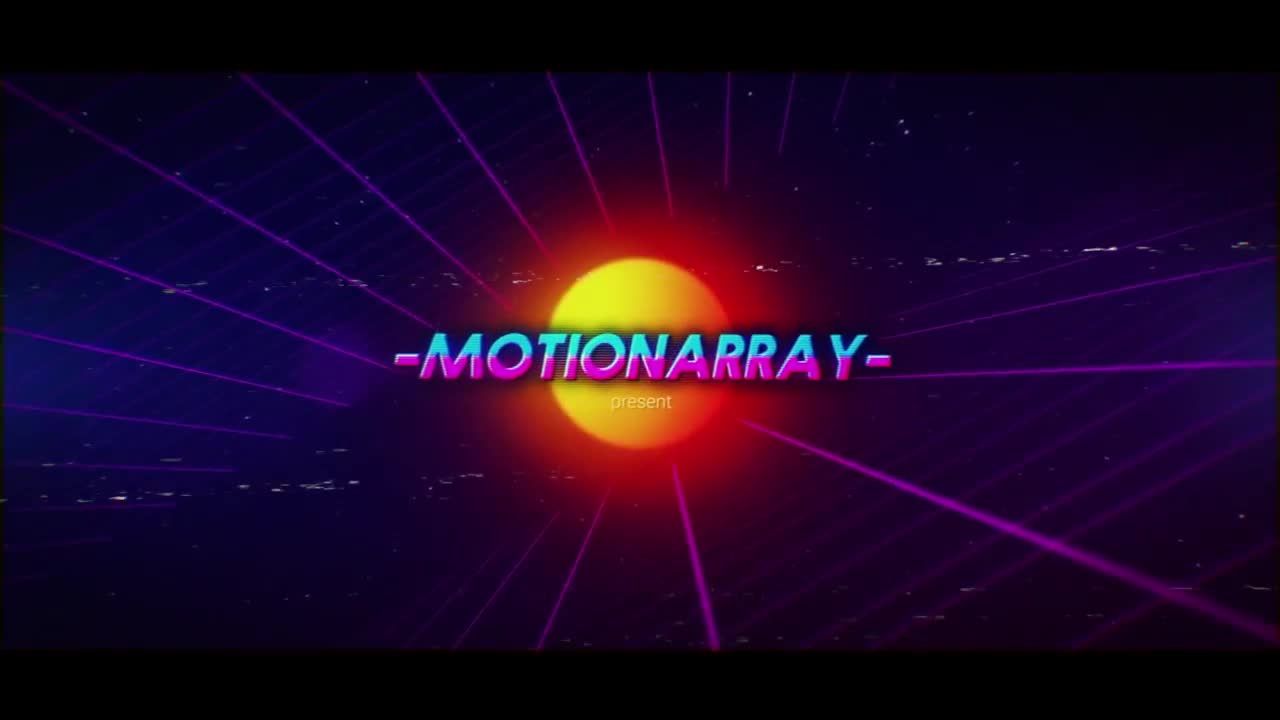 80年代主题介绍素材库精选AE模板