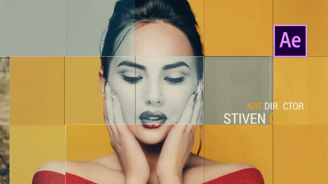 现代过渡效果时尚幻灯片素材库精选AE模板下载