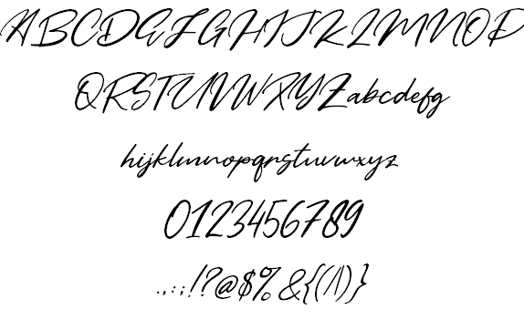 Yellow Pen font插图1