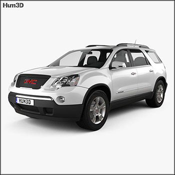 GMC Acadia 2011 商务汽车素材之家精选3D模型