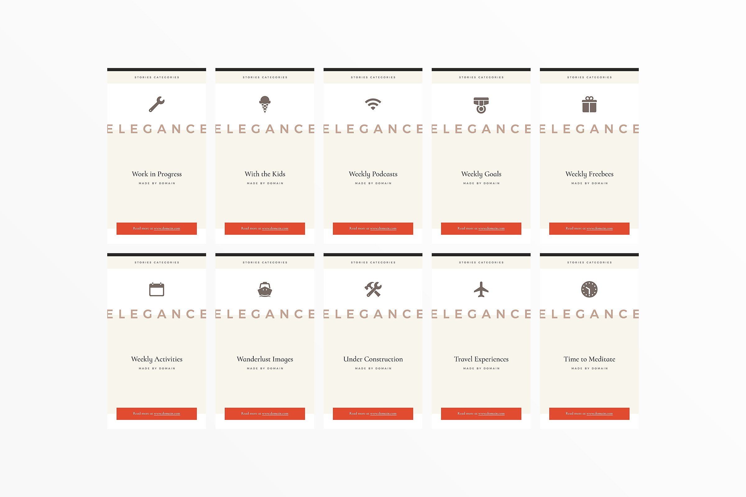 Ins社交电商热点贴图模板素材库精选 San Francisco Instagram Highlights插图(15)