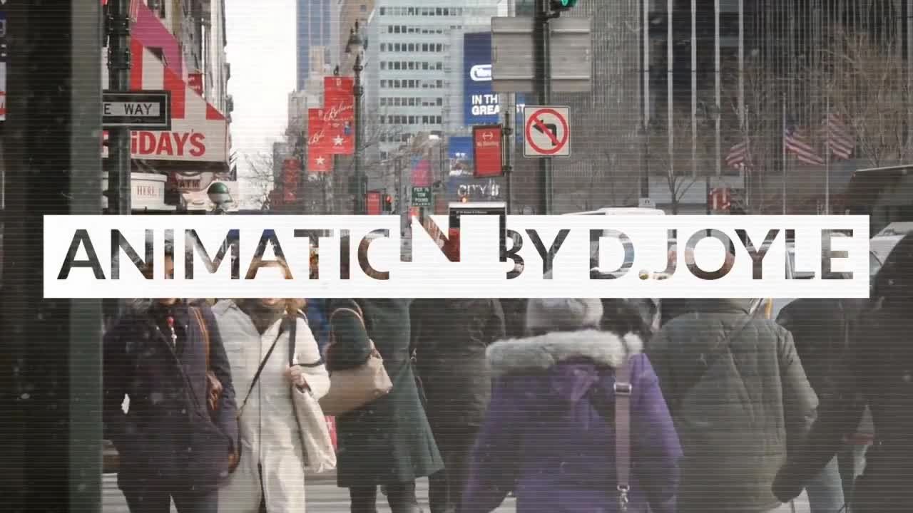 小故障城市开启者宣传片素材库精选AE模板