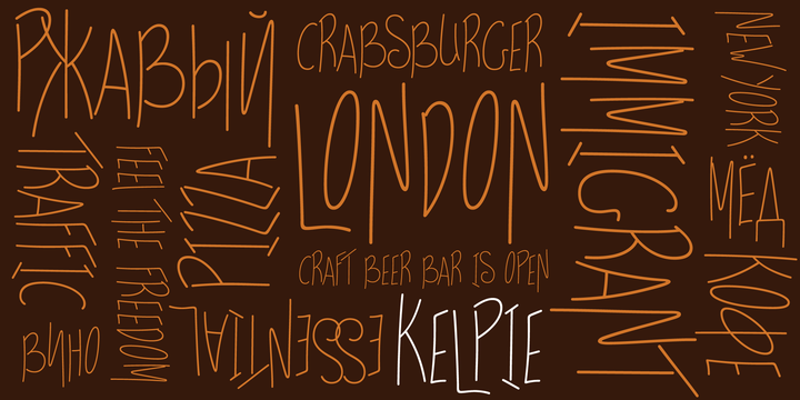 Kelpie Font Family插图3