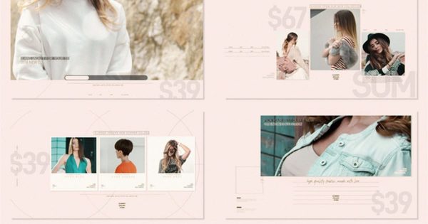 时尚服饰品牌宣传片素材库精选AE模板 Fashion Shop