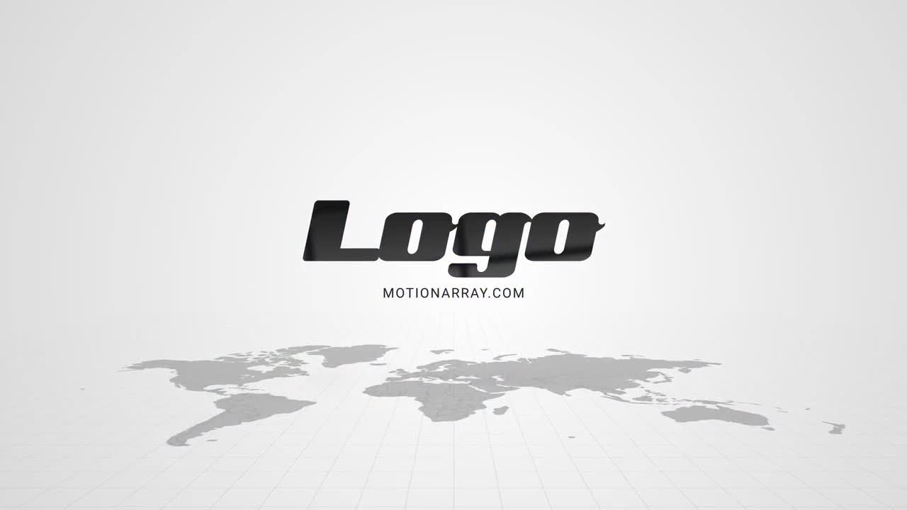 干净且富有创意的动画徽标展示素材库精选AE模板