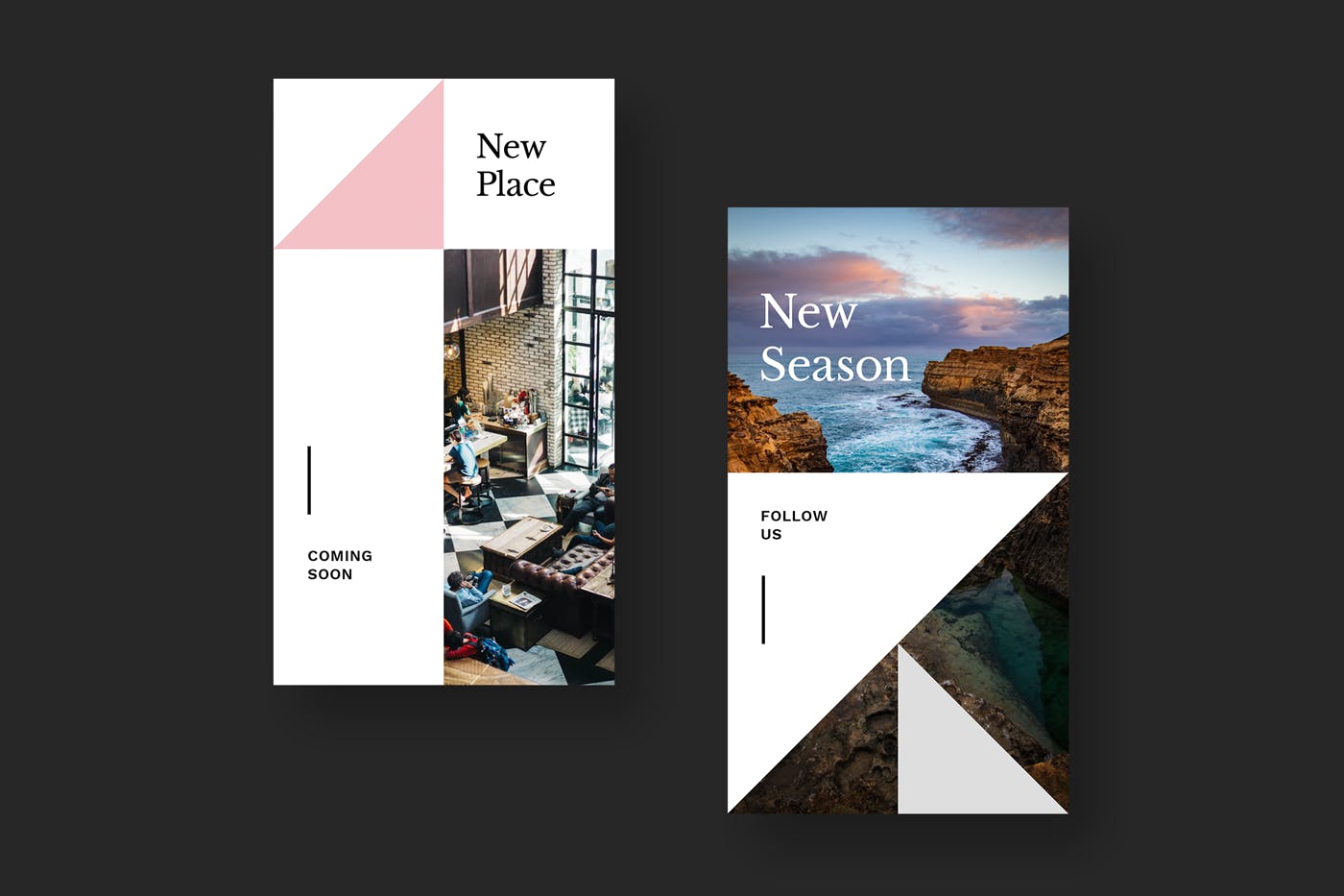 极简主义社交时尚Instagram品牌故事设计素材 Instagram Stories Kit (Vol.24)插图(2)