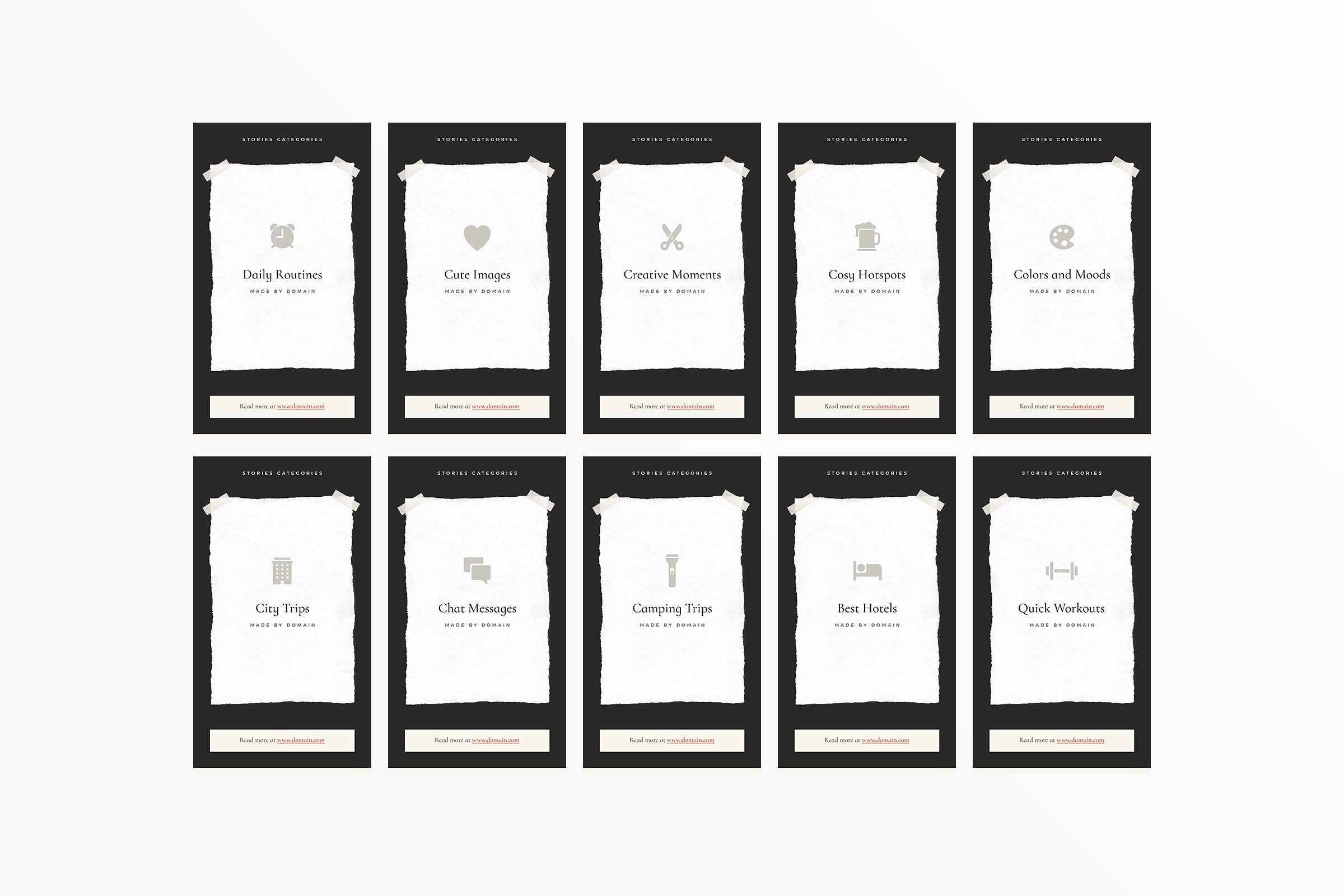 Ins社交电商热点贴图模板素材库精选 San Francisco Instagram Highlights插图(10)