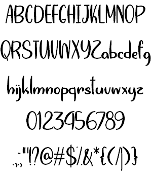 Summers Victory Over Spring font插图2