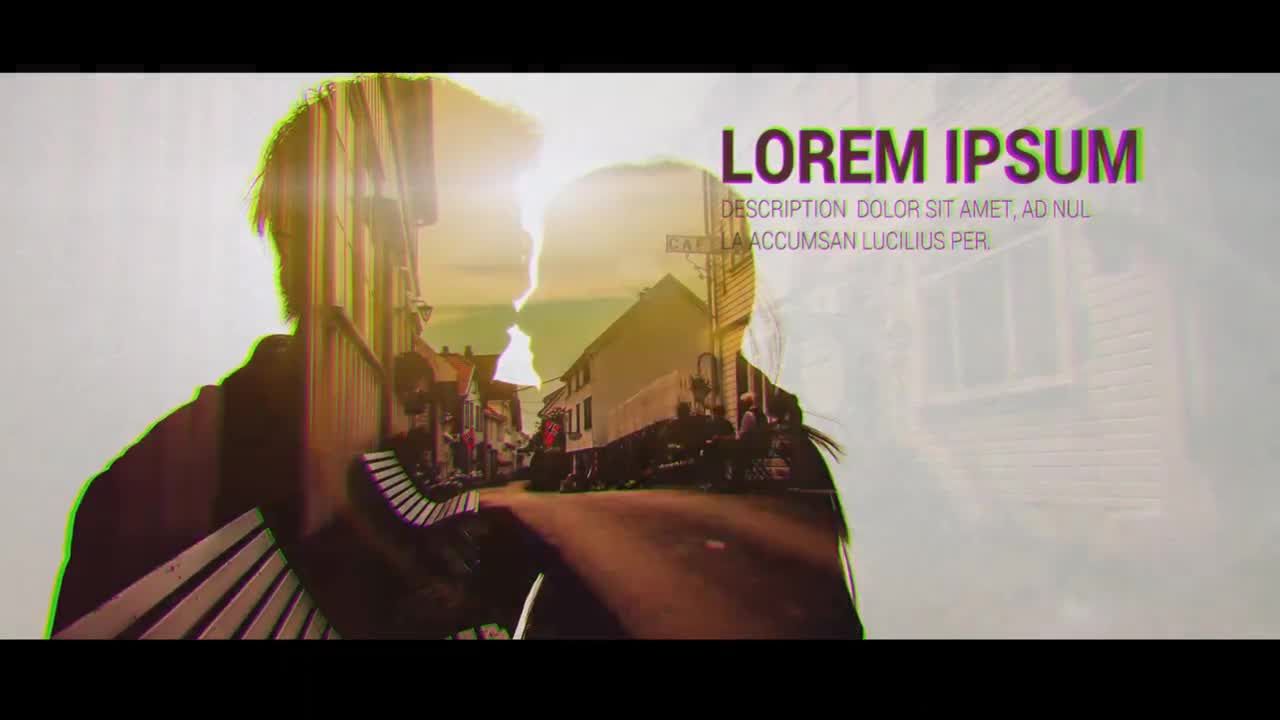 十五个双重曝光幻灯片素材库推荐PR模板