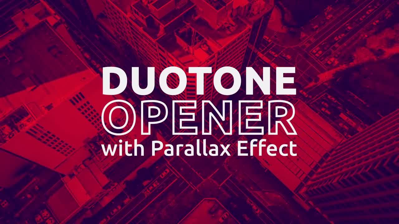 具有视差效果的运动项目转场过渡素材库精选AE模板