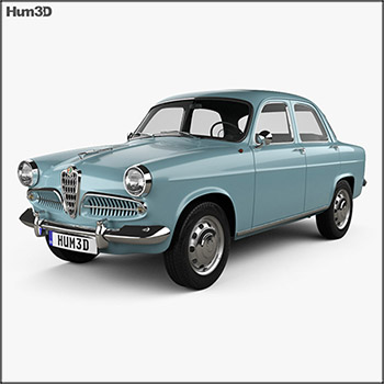阿尔法罗密欧Alfa Romeo Giulietta Berlina 1955 素材之家精选3D模型