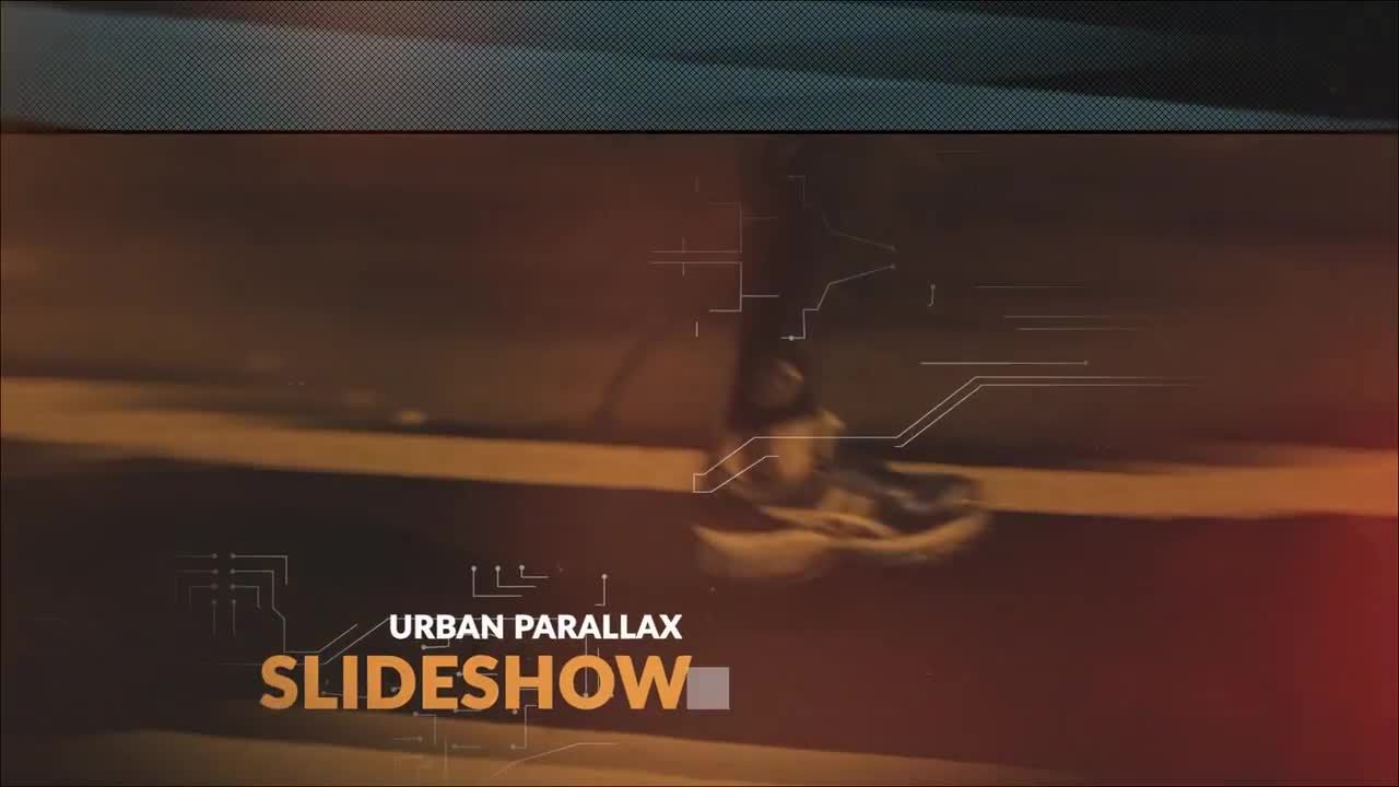 现代动态城市视差动画素材库精选AE模板