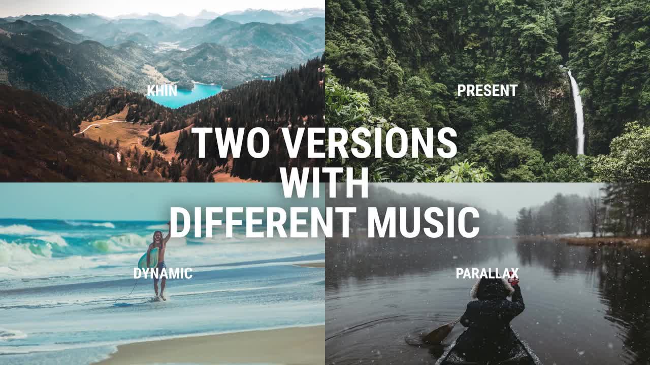 动态视觉变化幻灯片素材库精选AE模板