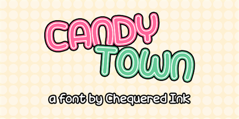 Candy Town font素材之家精选英文字体