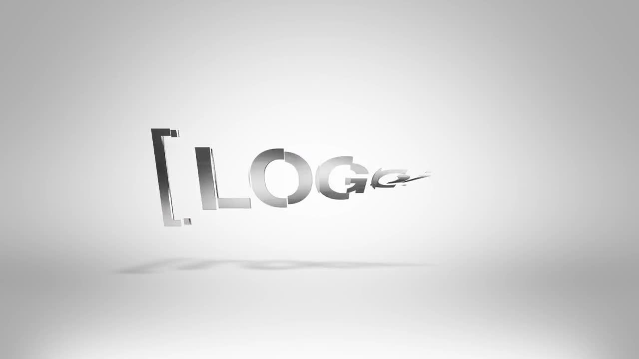 4个独特的动画企业Logo标识素材库推荐Pr模板